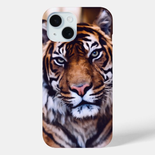Mooie Tijger Gezicht Dier Wildlife Case-Mate iPhone Case (Achterkant)