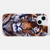 Mooie Tijger Gezicht Dier Wildlife Case-Mate iPhone Case (Achterkant (horizontaal))