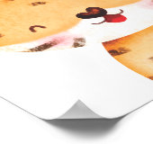 Mooie Tijger Kinderkamer Poster Kinderkamer Decora (Hoek)