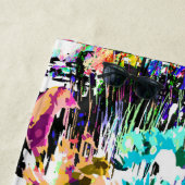 Mooie tijger | Kleurrijke keukenhanddoek Strandlaken (In situ)