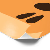 Mooie Tijger met Persoonlijke Naam Poster (Hoek)
