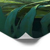 Mooie Tijger met Vogels in Oerwoud Poster (Hoek)