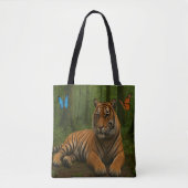 Mooie Tijger Tote Tas (Voorkant)