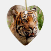 Mooie tijgergezicht keramisch ornament (Rechts)