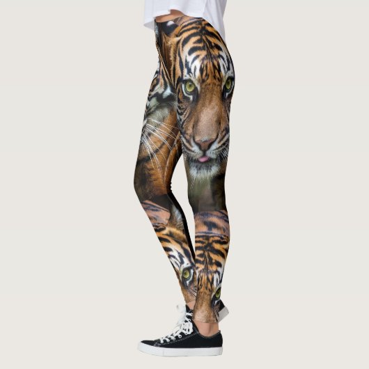 Mooie tijgerleggings leggings (Links)