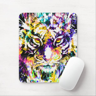 Mooie tijgerMuismat   Oranje tijger Mousepad Muismat