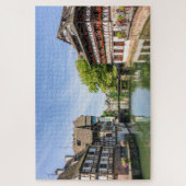 Mooie Timber Homes Strasbourg Frankrijk Reizen Legpuzzel (Verticaal)