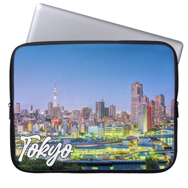 Mooie Tokyo, Japan Laptop Sleeve (Voorkant)