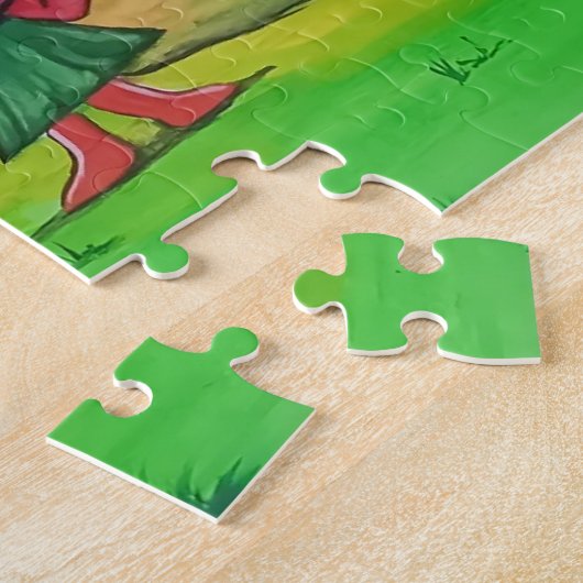 Mooie Tomaat Vrienden Kinderpuzzel Legpuzzel (Zijkant)