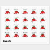 Mooie Tomaten Ronde Sticker (Vel)