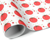 Mooie Tomatenpatroon Inpakpapier (Rol Hoek)