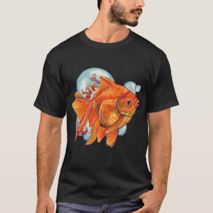 Mooie Tonijn Sticker – Schattige Kawaii Vis Cartoo T-shirt
