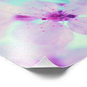 Mooie torenbloesems op kantoor in het bloem foto afdruk (Hoek)