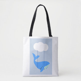 Mooie tote bag met een leuk walvisontwerp!