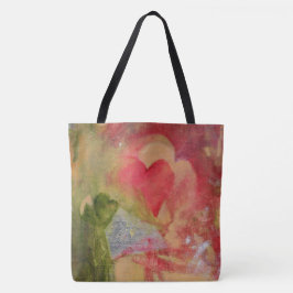 Mooie tote met harten.. Geweldig voor Valentijnsda Bag