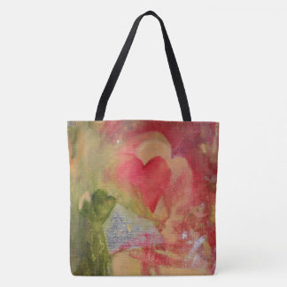 Mooie tote met harten.. Geweldig voor Valentijnsda Bag