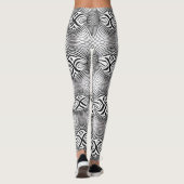 Mooie Traditionele Abstracte Kunst Leggings (Achterkant)