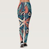 Mooie Traditionele Abstracte Kunst Leggings (Achterkant)
