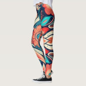 Mooie Traditionele Abstracte Kunst Leggings (Links)