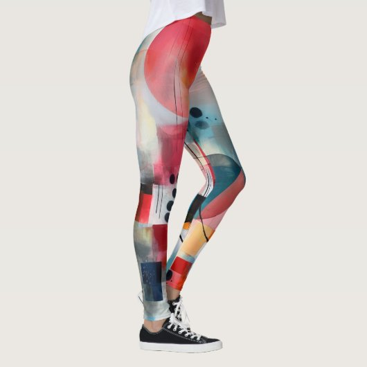 Mooie Traditionele Abstracte Kunst Leggings (Rechts)