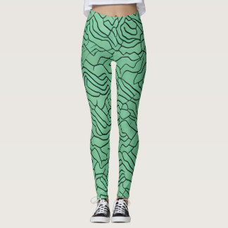 Mooie Traditionele Abstracte Kunst Leggings