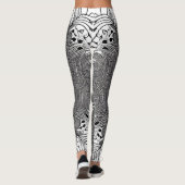 Mooie Traditionele Abstracte Kunst Leggings (Achterkant)