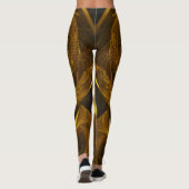 Mooie Traditionele Abstracte Kunst Leggings (Achterkant)