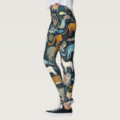Mooie Traditionele Abstracte Kunst Leggings (Links)