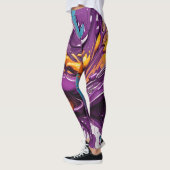 Mooie Traditionele Abstracte Kunst Leggings (Links)