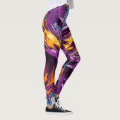 Mooie Traditionele Abstracte Kunst Leggings (Rechts)