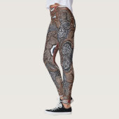 Mooie Traditionele Abstracte Kunst Leggings (Links)