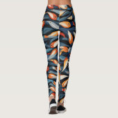 Mooie Traditionele Abstracte Kunst Leggings (Achterkant)