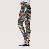 Mooie Traditionele Abstracte Kunst Leggings (Links)