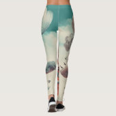 Mooie Traditionele Abstracte Kunst Leggings (Achterkant)
