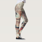 Mooie Traditionele Abstracte Kunst Leggings (Rechts)
