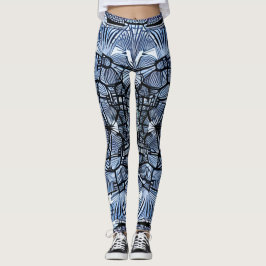 Mooie Traditionele Abstracte Kunst Leggings