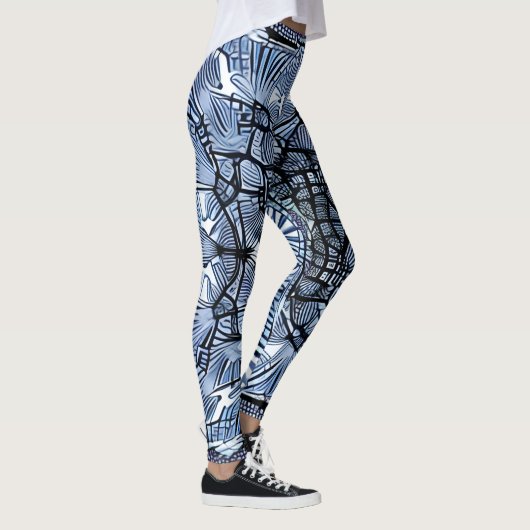 Mooie Traditionele Abstracte Kunst Leggings (Rechts)