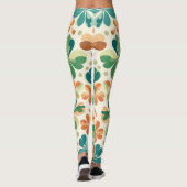 Mooie Traditionele Abstracte Kunst Leggings (Achterkant)