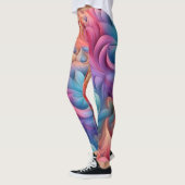 Mooie Traditionele Abstracte Kunst Leggings (Links)