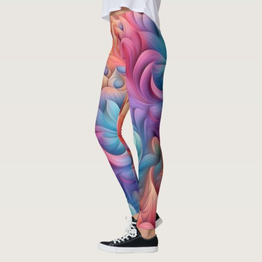 Mooie Traditionele Abstracte Kunst Leggings (Links)