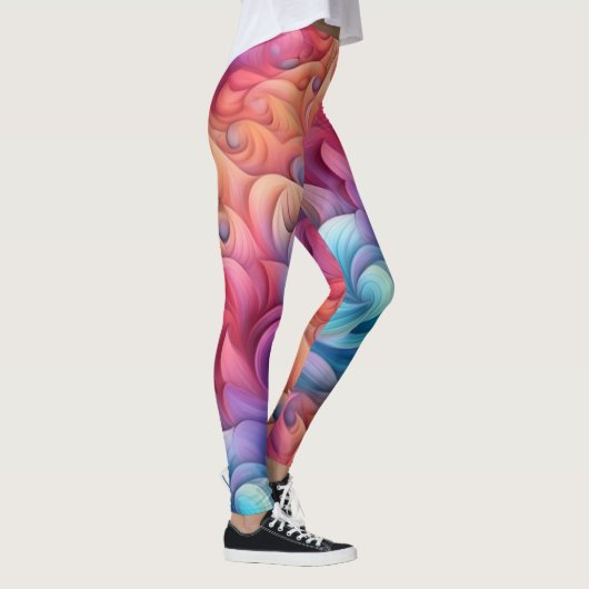 Mooie Traditionele Abstracte Kunst Leggings (Rechts)