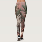 Mooie Traditionele Abstracte Kunst Leggings (Achterkant)