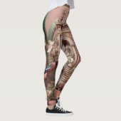 Mooie Traditionele Abstracte Kunst Leggings (Rechts)