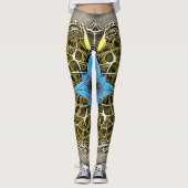 Mooie Traditionele Abstracte Kunst Leggings (Voorkant)