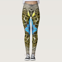 Mooie Traditionele Abstracte Kunst Leggings