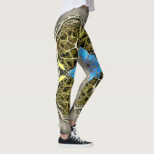 Mooie Traditionele Abstracte Kunst Leggings (Rechts)