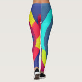 Mooie Traditionele Abstracte Kunst Leggings (Achterkant)