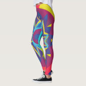 Mooie Traditionele Abstracte Kunst Leggings (Links)