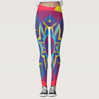 Mooie Traditionele Abstracte Kunst Leggings