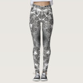 Mooie Traditionele Abstracte Kunst Leggings (Voorkant)